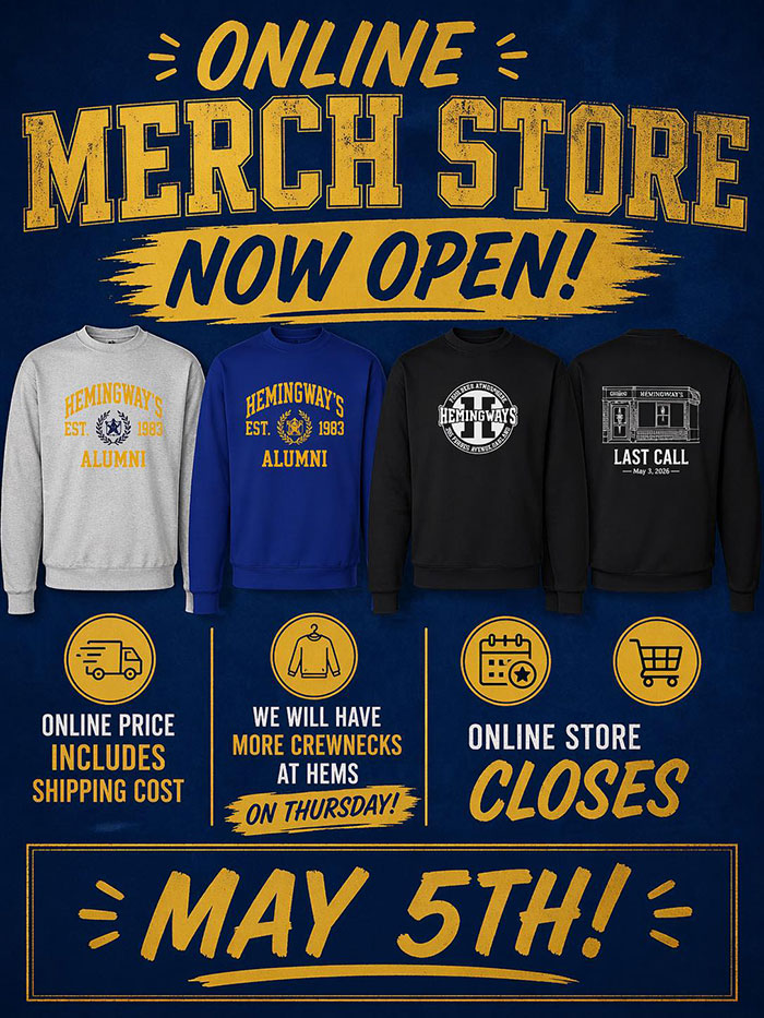 Get Your Merch Before May 5th!